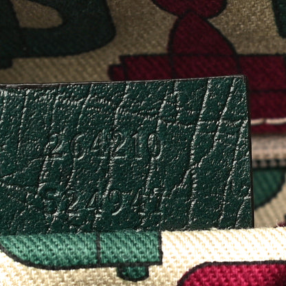 Gucci Textured Calfskin Small Boston Green 7 of 16