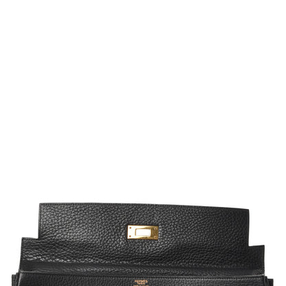 Hermes Taurillon Clemence Kelly Retourne 32 Black 10 of 35