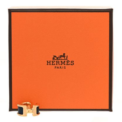 Hermes Box Olympe Ear Cuff PM Navy 6 of 6