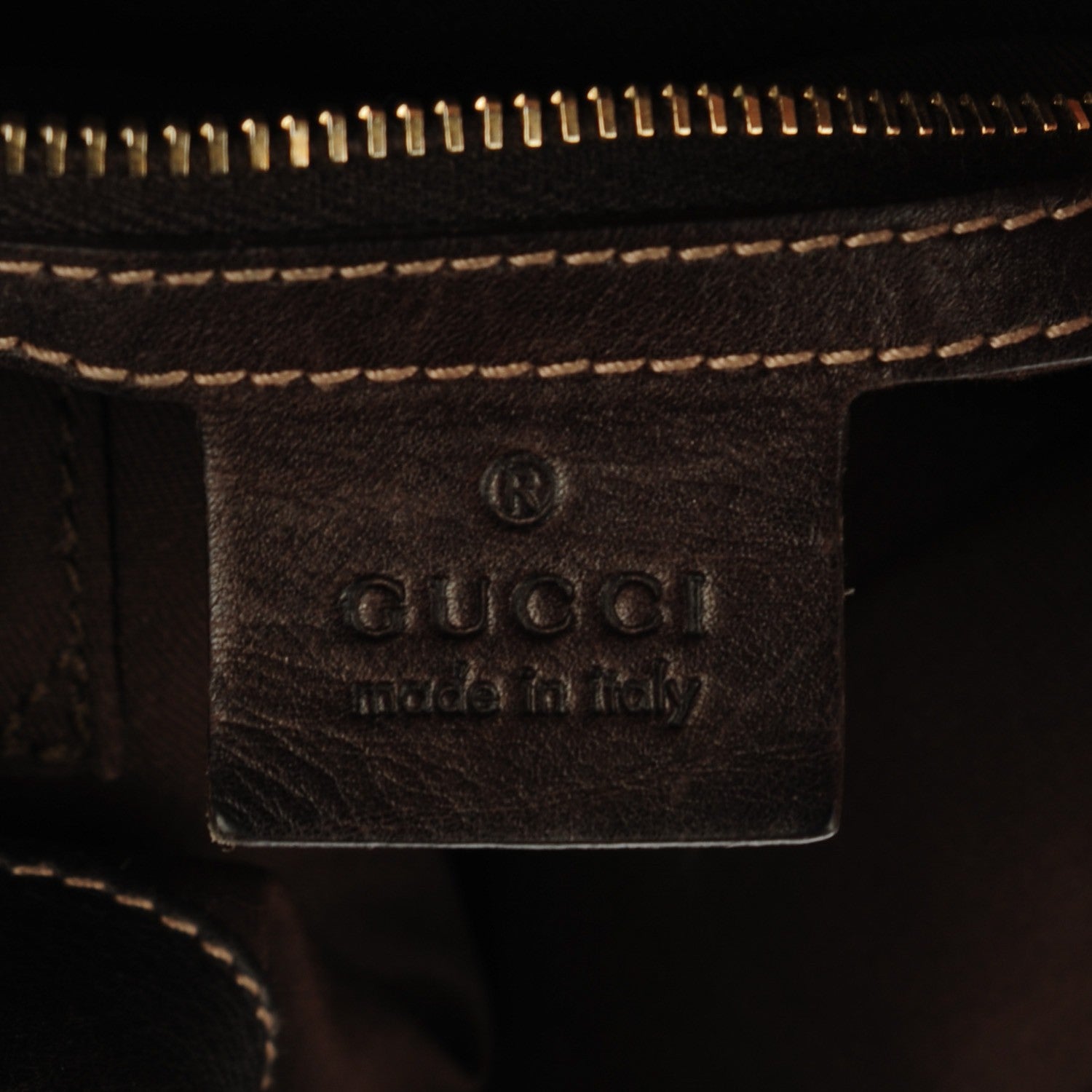 Gucci Monogram Large Wave Hobo Dark Brown 6 of 9