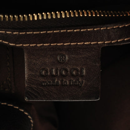 Gucci Monogram Large Wave Hobo Dark Brown 6 of 9