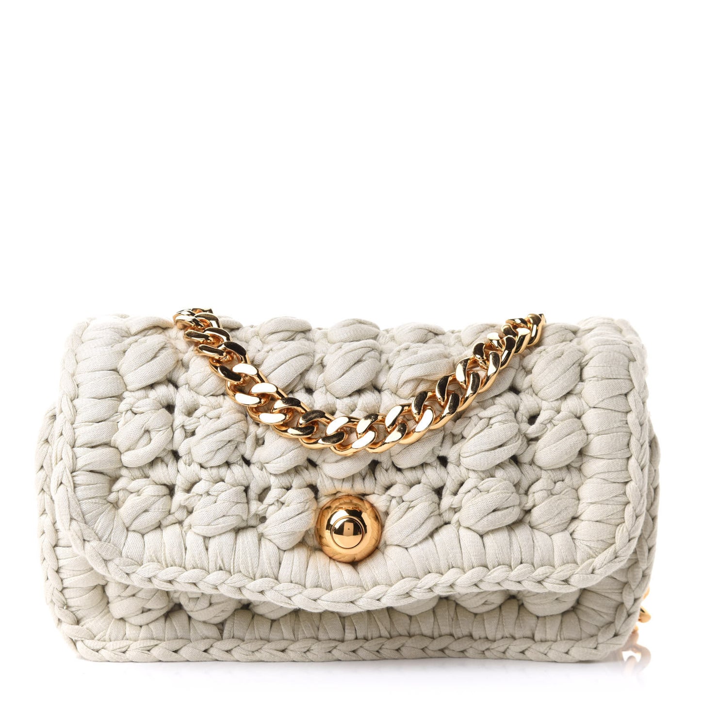 Jersey Crochet Shoulder Bag Plaster