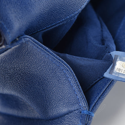 Chanel Caviar Quilted Small Boy Flap Dark Blue 7 of 9