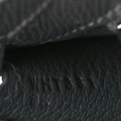 Hermes Epsom Tadelakt Chevre Mysore Casaque Etoilee Kelly Sellier 25 Ardoise Black Vert Peppermint 7 of 11