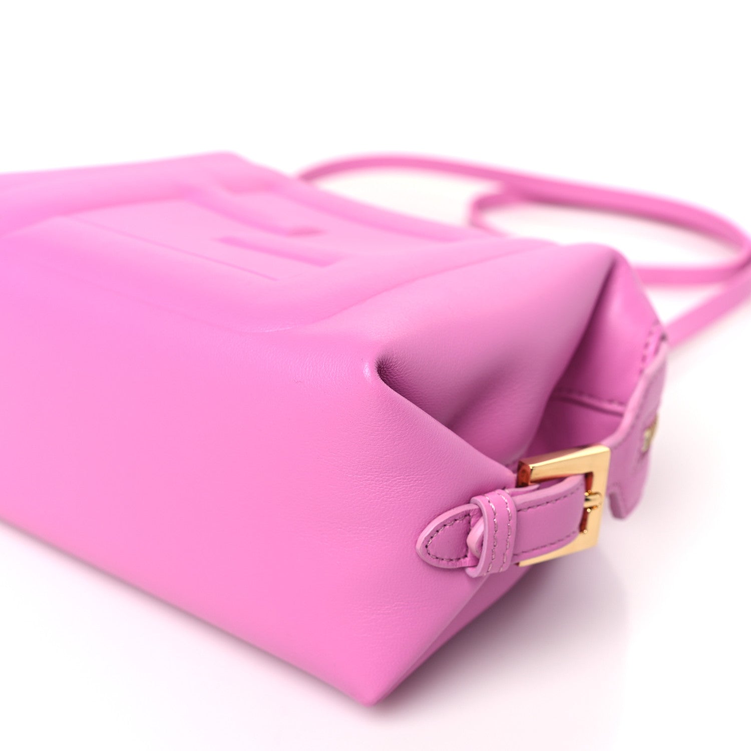 Fendi Nappa FF Mini Cube Bag Rosa 9 of 10