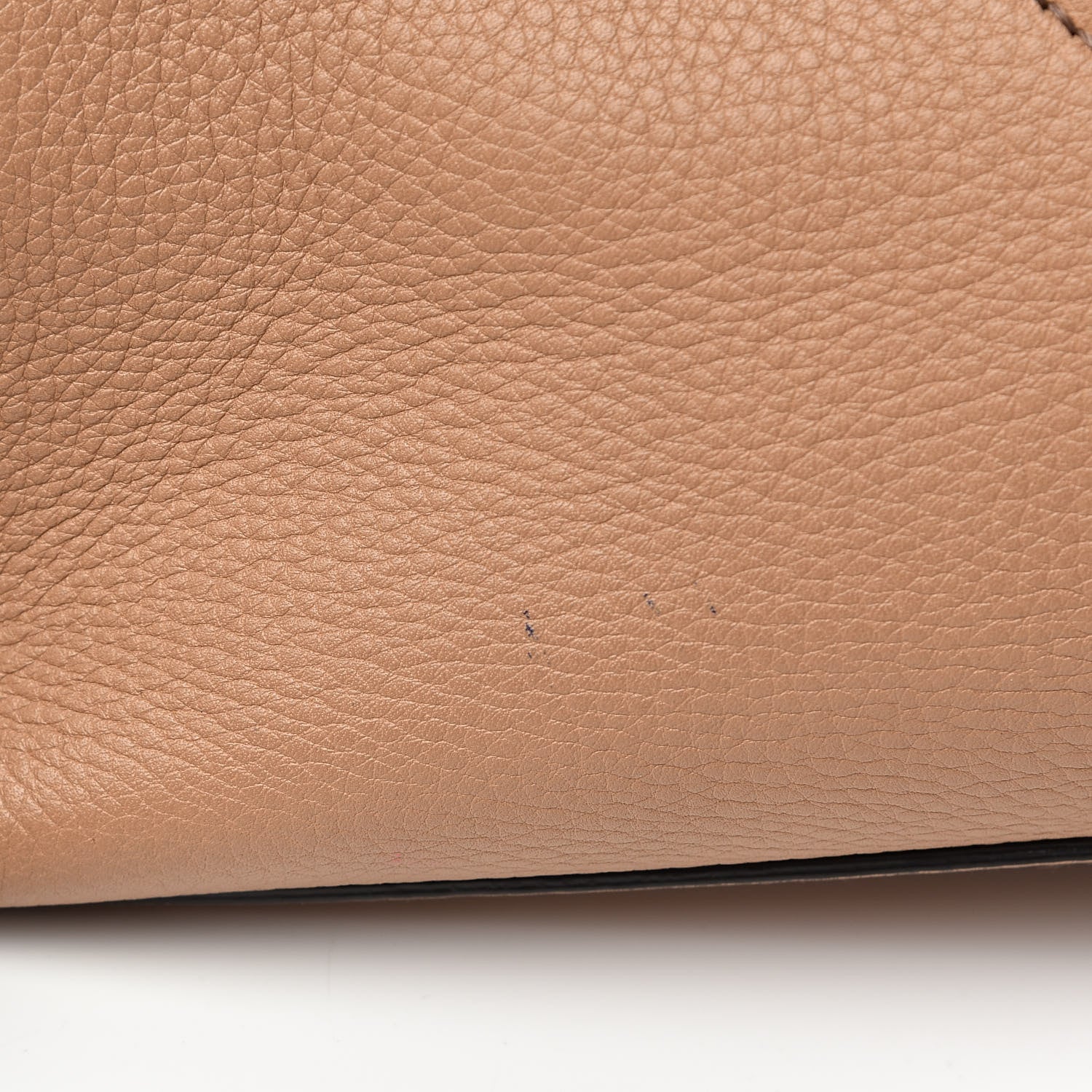 Gucci Pebbled Calfskin Medium Soho Chain Shoulder Bag Rose Beige 14 of 20