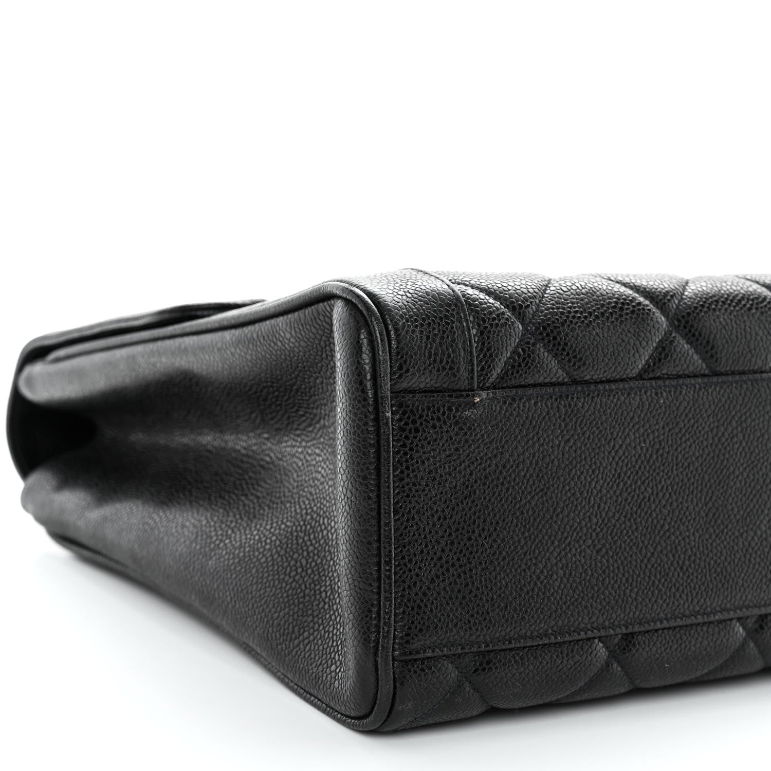 Chanel Caviar Quilted Briefcase Laptop Bag Black 9 of 10