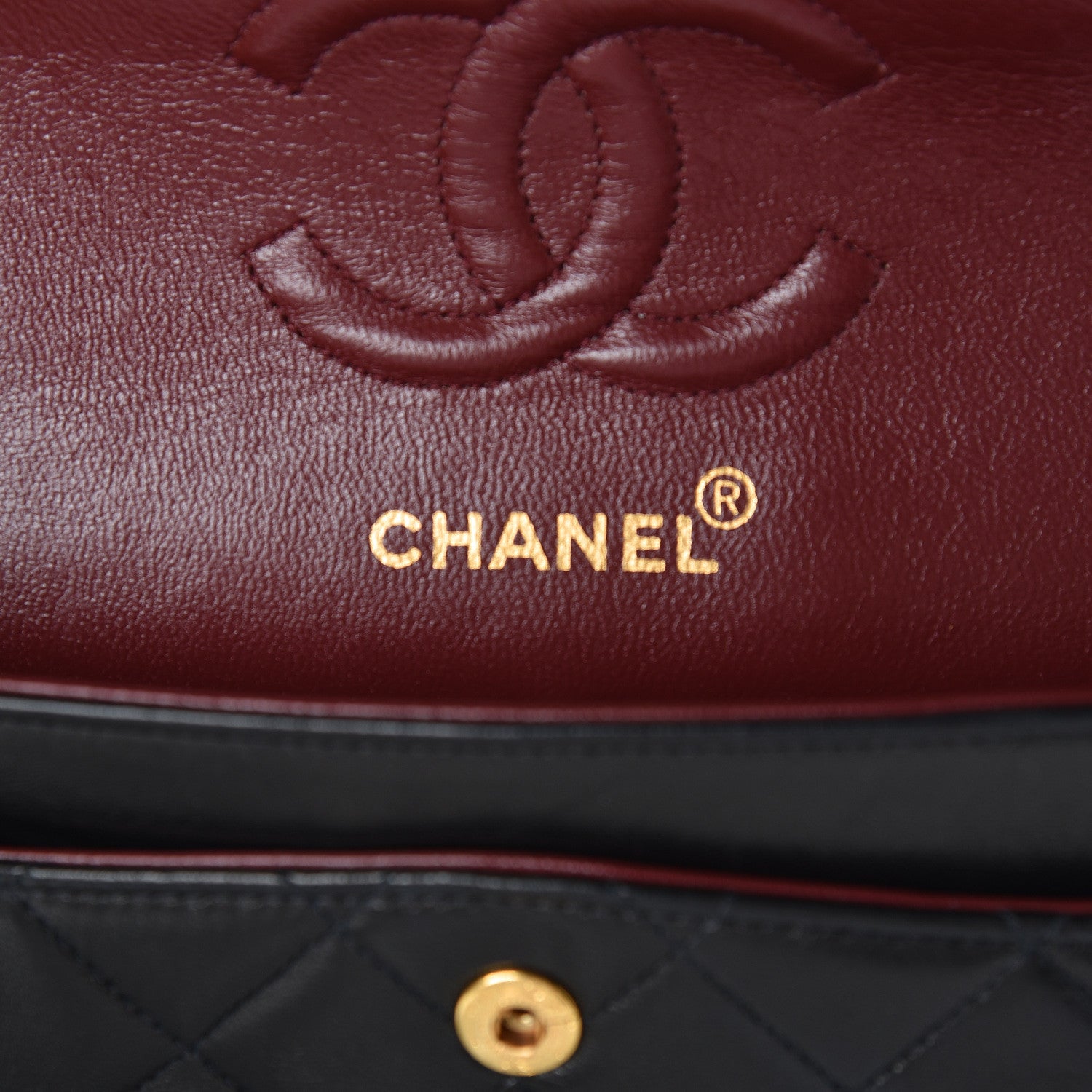 Chanel Lambskin Quilted Small Double Flap Black 6 of 16