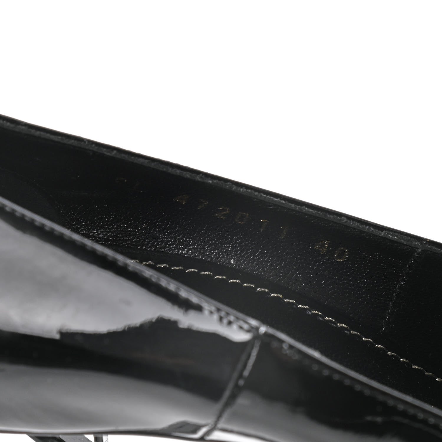 Saint Laurent Patent Opyum 110 Pumps 40 Black 9 of 11