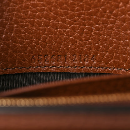 Gucci New Denim GG Monogram Jackie 1961 Chain Wallet Blue Tea Cuir 7 of 9