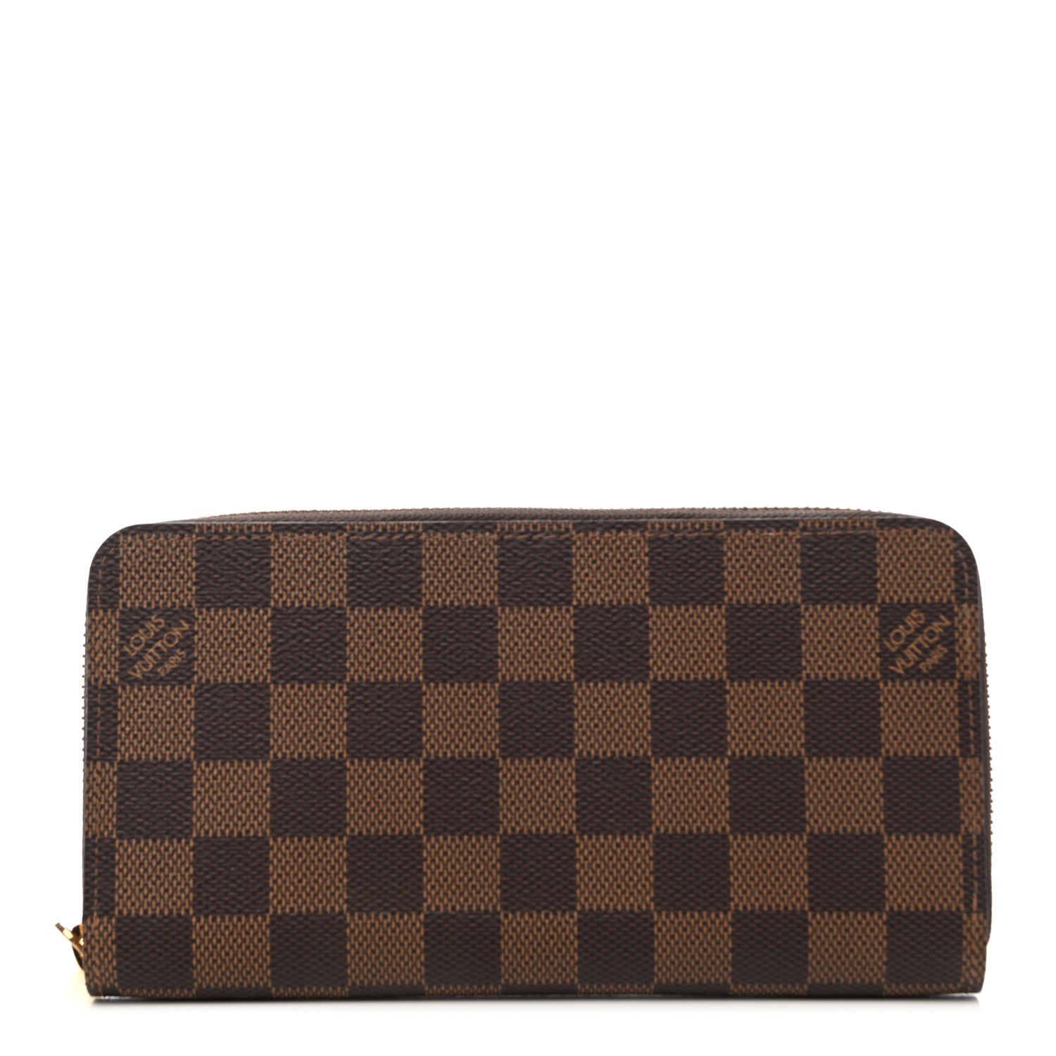 Louis Vuitton Damier Ebene Zippy Wallet Rose Ballerine 1 of 7