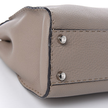 Fendi Cuoio Romano Selleria Medium Peekaboo Iconic Satchel Corda 9 of 11