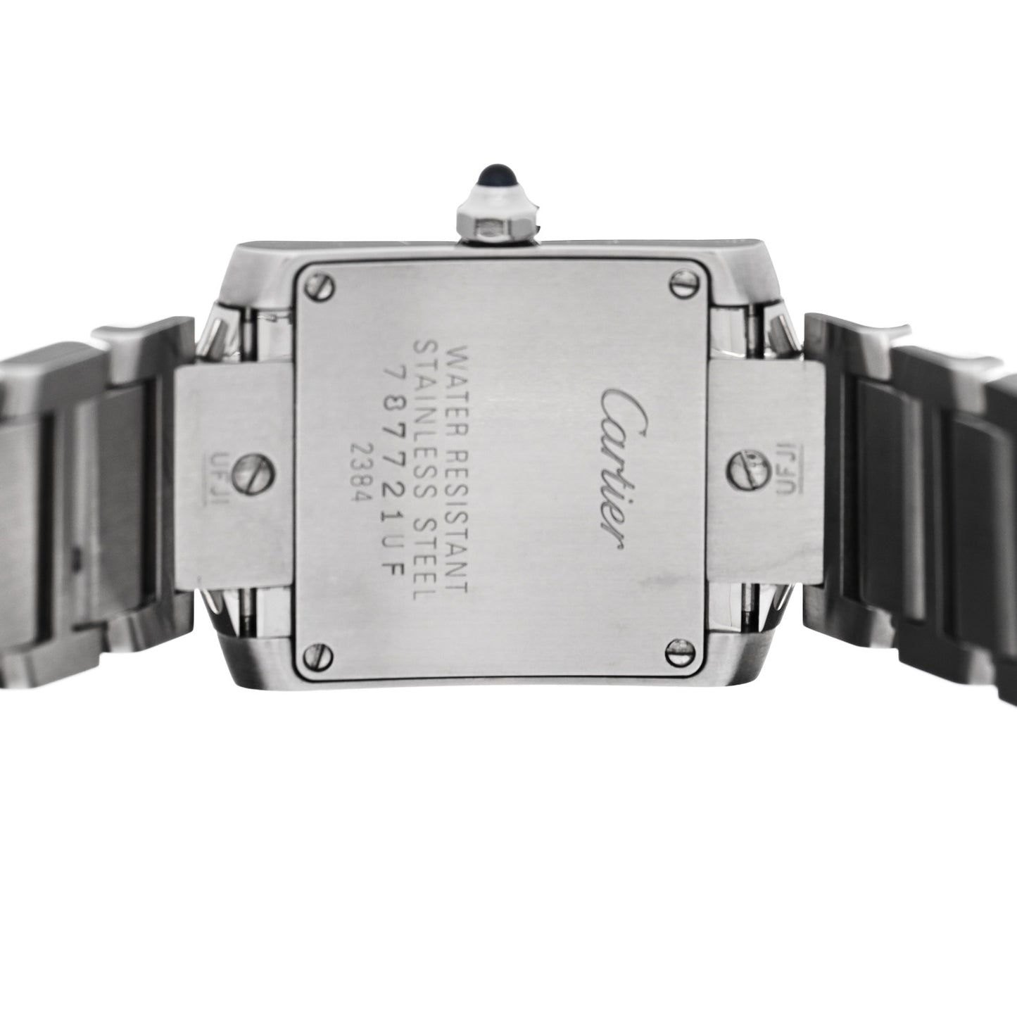 Stainless Steel 20mm Tank Francaise Quartz Watch
