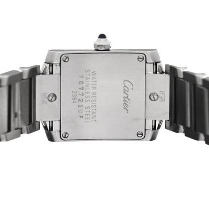Cartier Stainless Steel 20mm Tank Francaise Quartz Watch 4 of 4