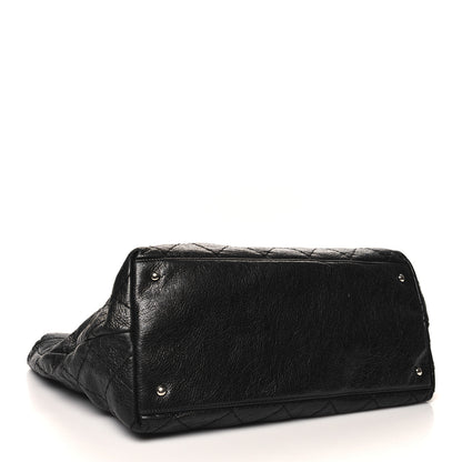 Chanel Glazed Calfskin Large On The Road Tote Black 4 of 14