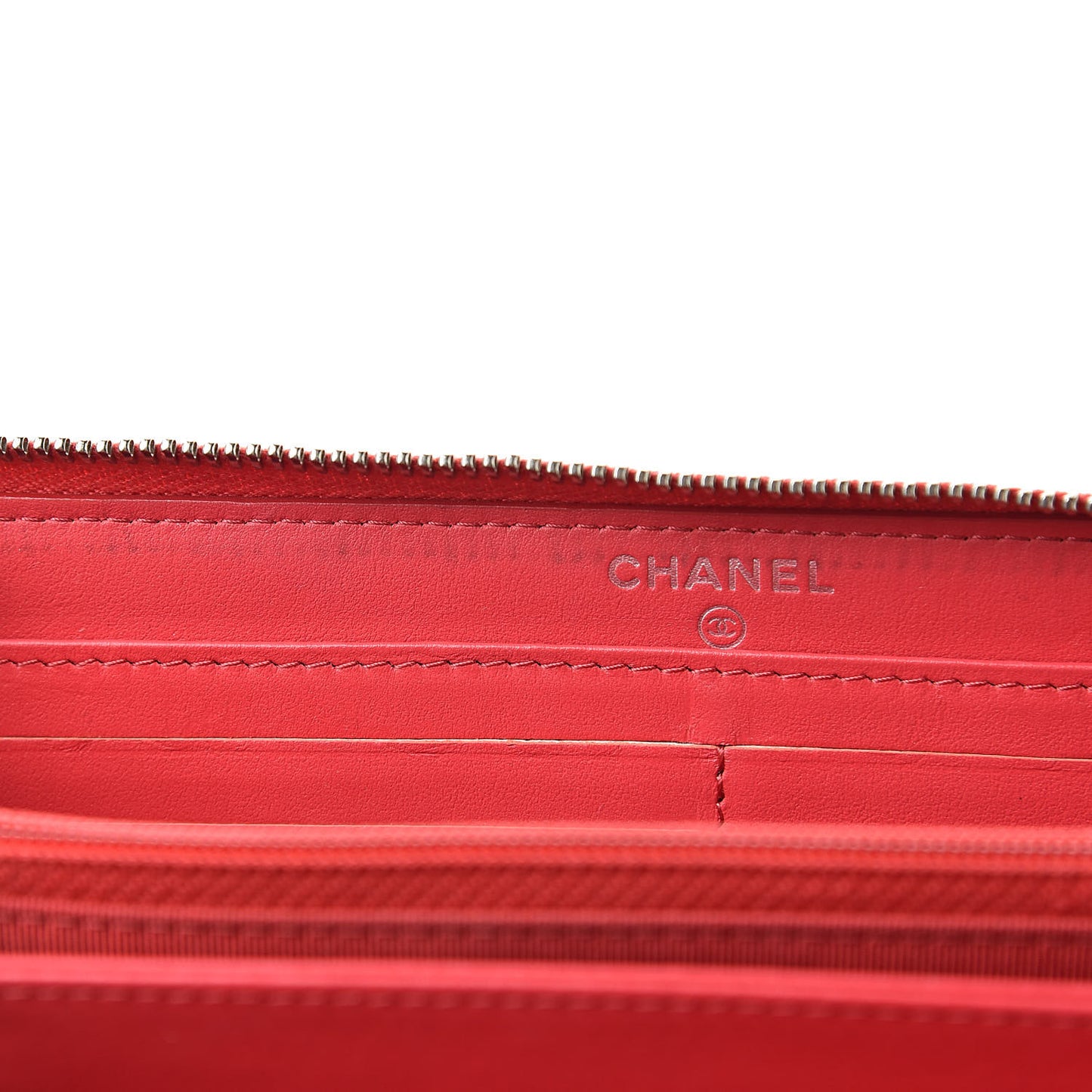 Caviar Quilted Large Gusset Zip Around Wallet Pink