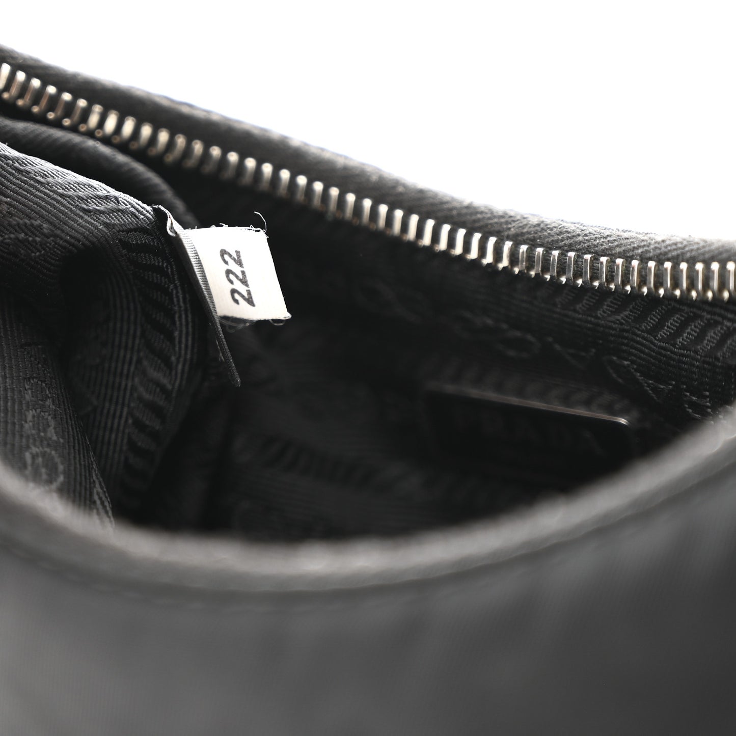 Tessuto Nylon Saffiano Mini Re-Edition 2005 Bag Black