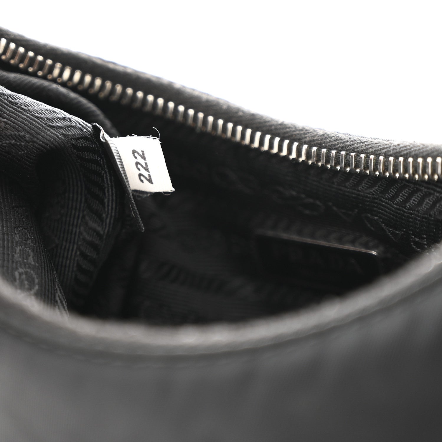 Prada Tessuto Nylon Saffiano Mini Re-Edition 2005 Bag Black 8 of 13
