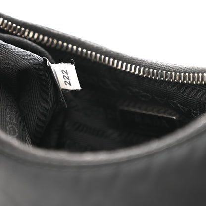 Prada Tessuto Nylon Saffiano Mini Re-Edition 2005 Bag Black 8 of 13