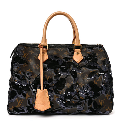 Louis Vuitton Monogram Fleur De Jais Sequins Speedy 30 1 of 11