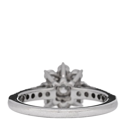 Harry Winston Platinum Diamond Petite Sunflower Ring 49 4.75 4 of 7