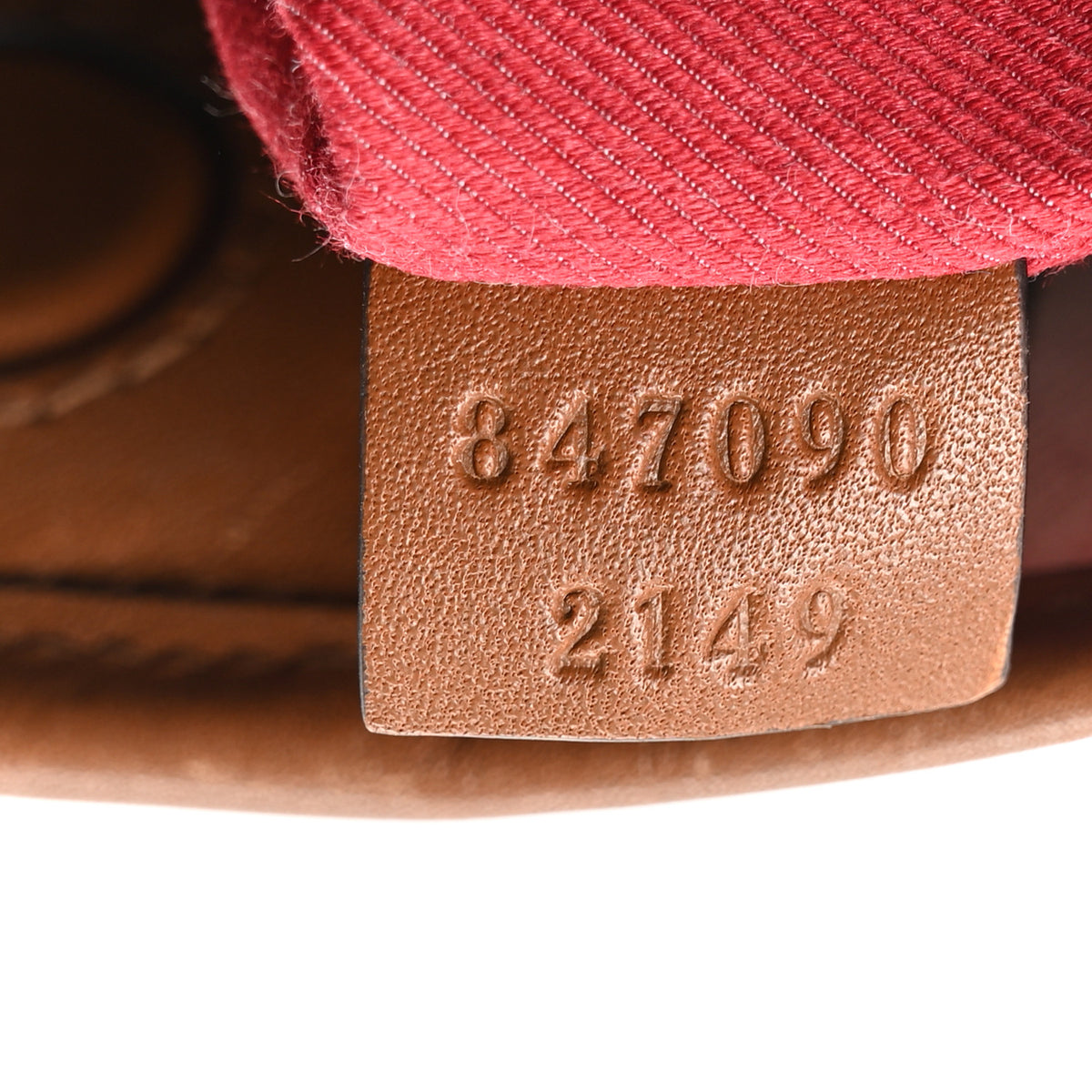 GG Supreme Monogram Emblem Nano Bucket Bag Beige Dark Brown