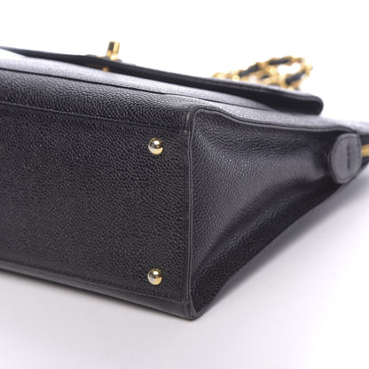 Chanel Caviar Flap Shoulder Bag Black 10 of 10