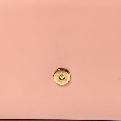 Saint Laurent Grain De Poudre Classic Monogram Cassandre Clutch Blush 9 of 9
