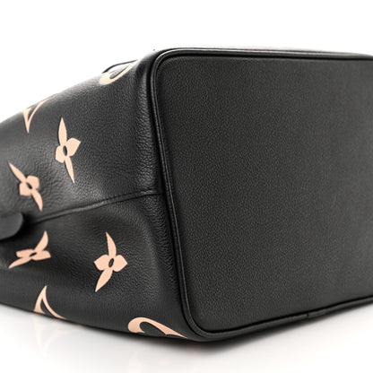 Louis Vuitton Empreinte Monogram Giant Neonoe MM Black Beige 9 of 12