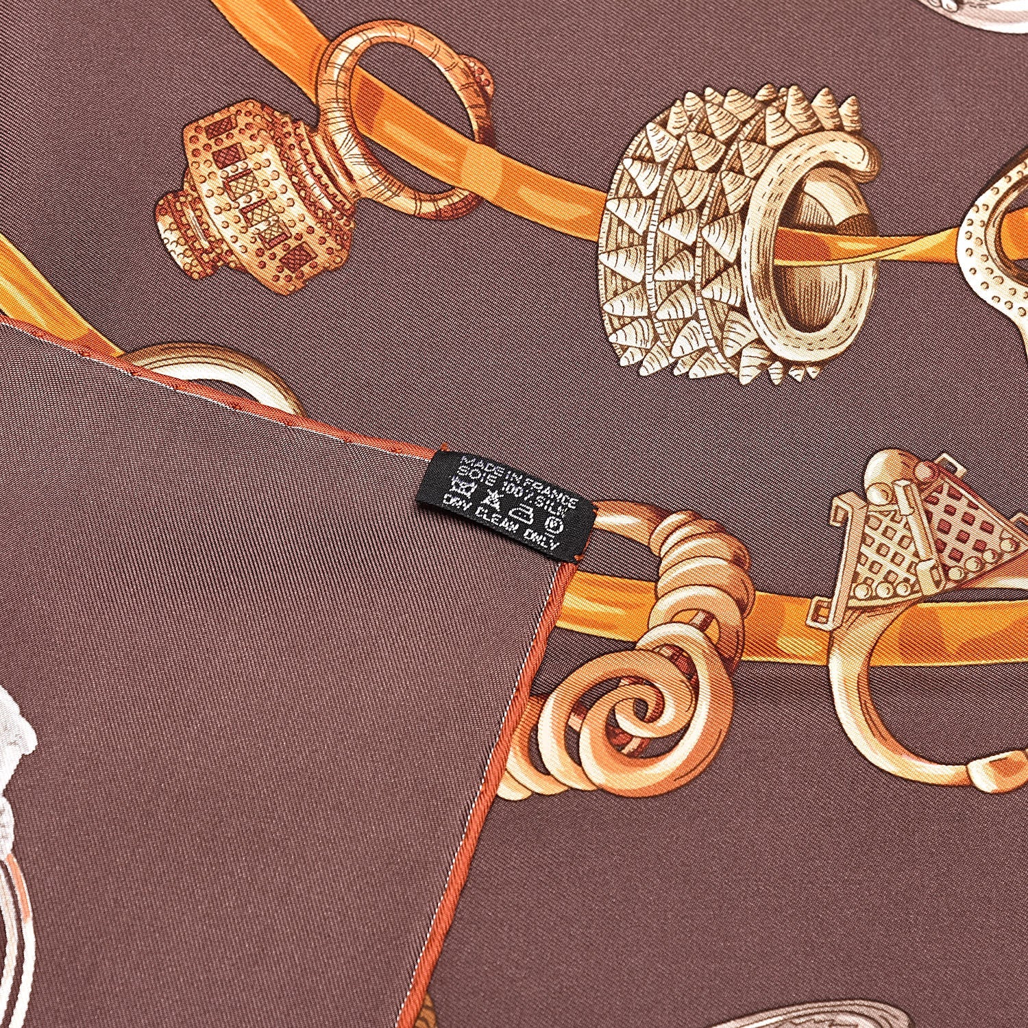 Hermes Silk Alliances Du Mond Scarf 90 3 of 4