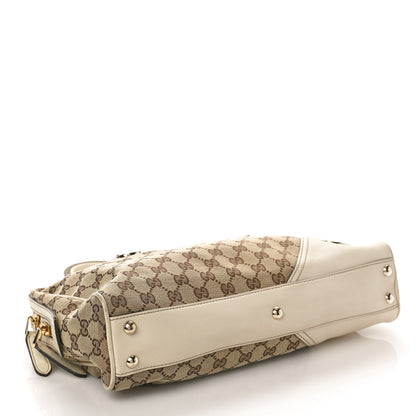 Gucci Monogram Medium New Britt Boston Off White 4 of 12