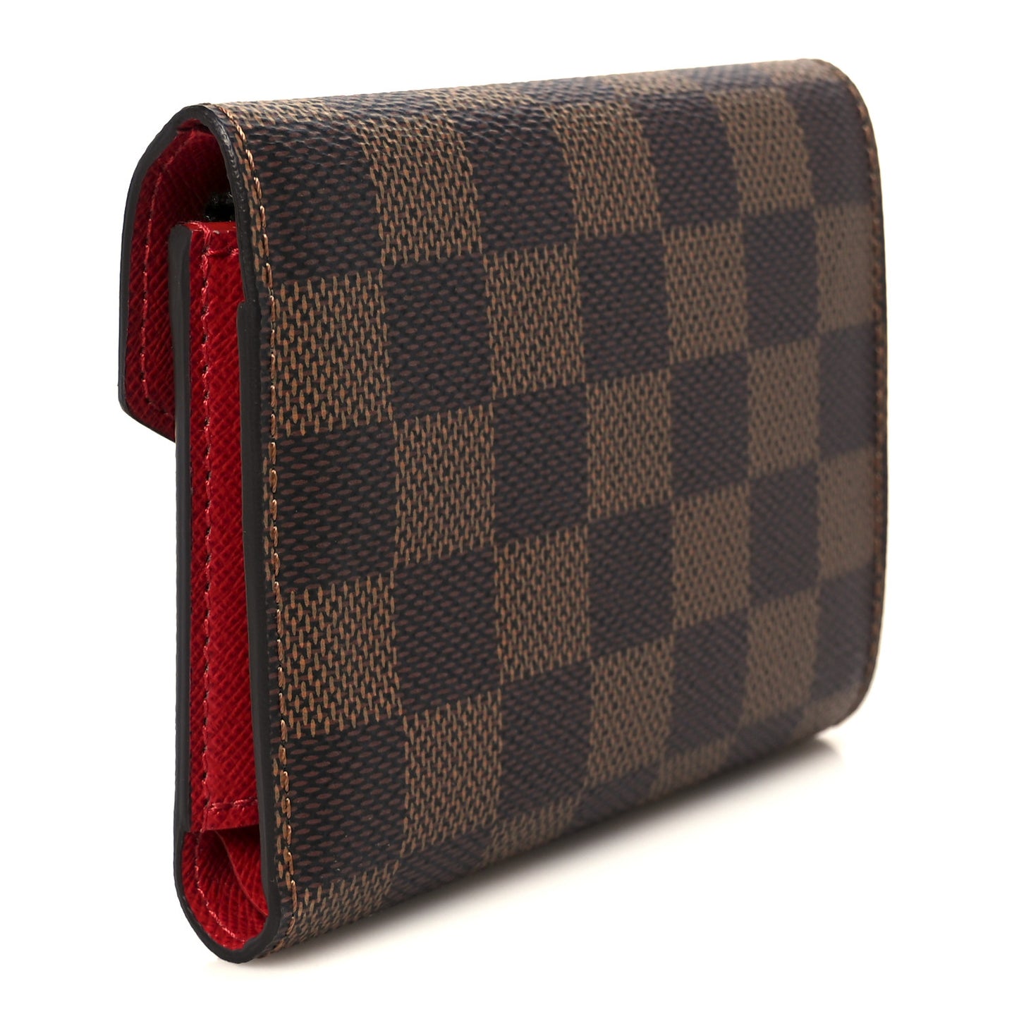 Damier Ebene Victorine Wallet Red