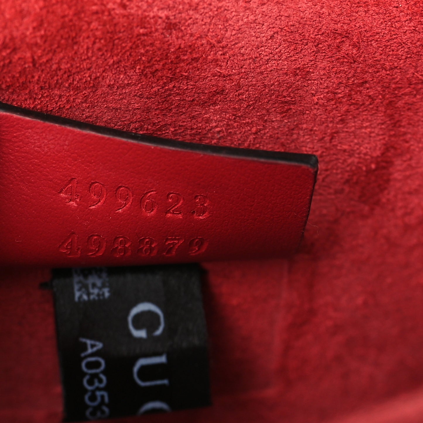 GG Supreme Monogram Suede Crystal Small Dionysus Shoulder Bag Beige Ebony Vulcanic Red