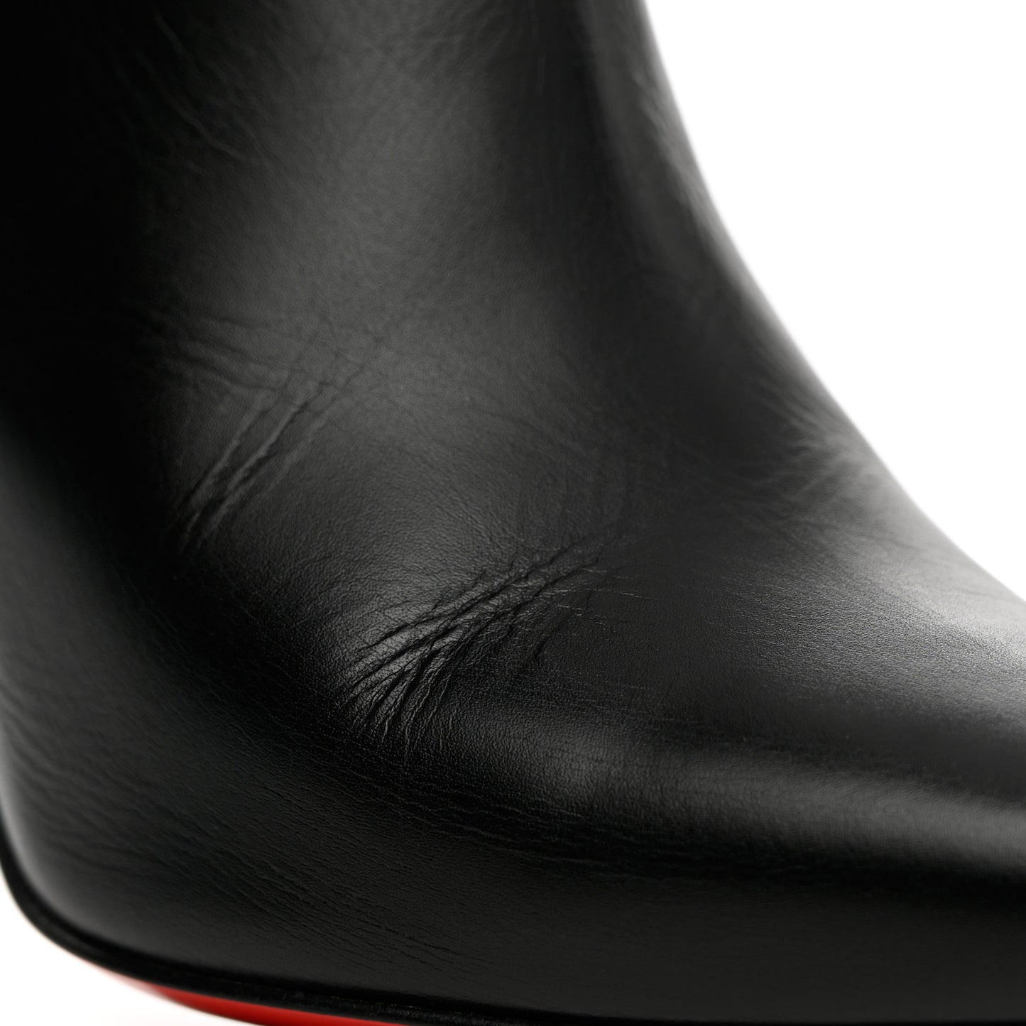 Calfskin Gorgona 85 Ankle Boots 37.5 Black