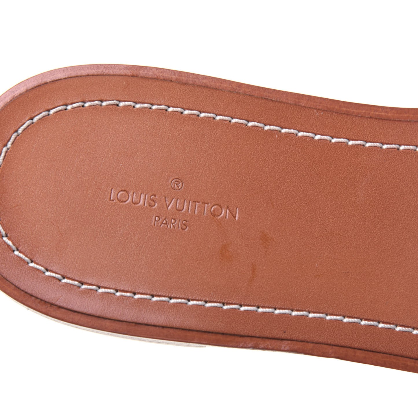 Monogram Lock It Flat Mules 39 Brown