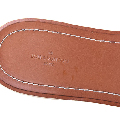 Louis Vuitton Monogram Lock It Flat Mules 39 Brown 11 of 16