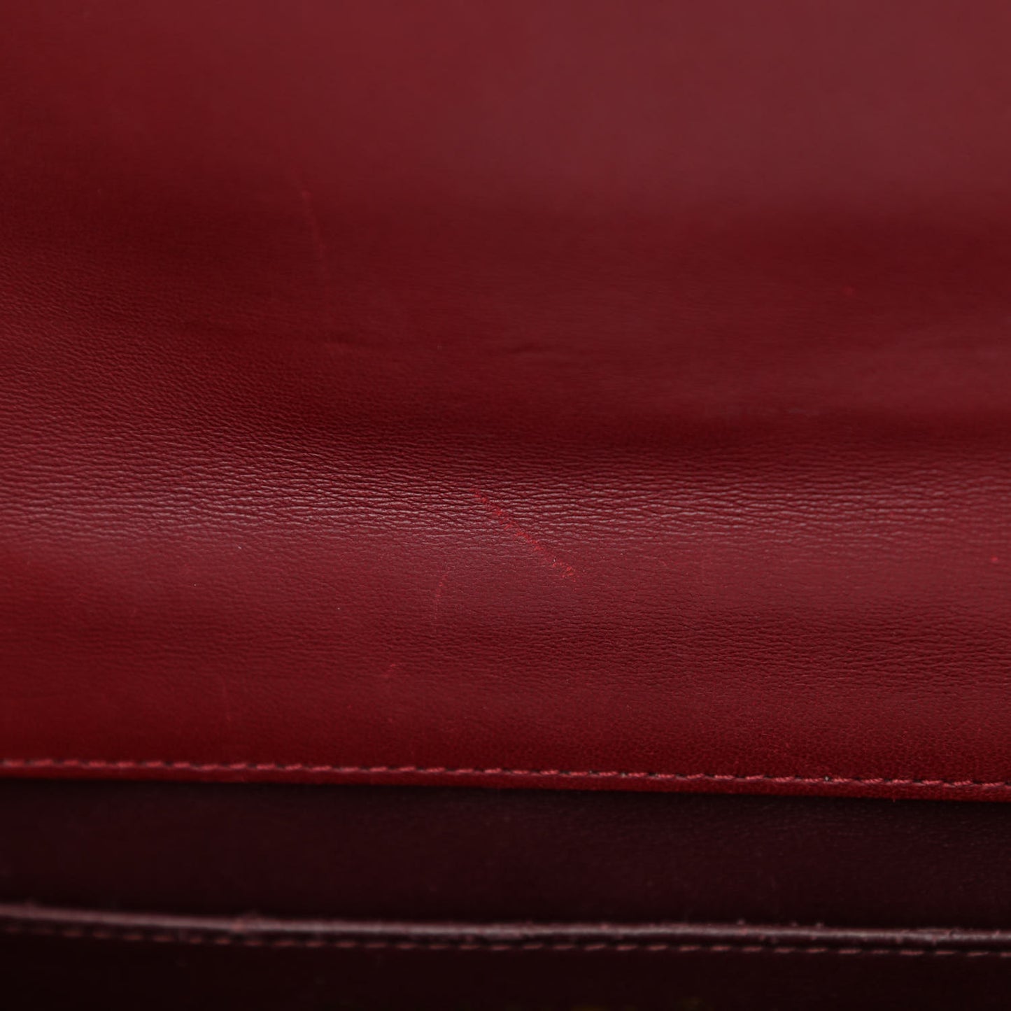 Lambskin Quilted Medium Crossing Times Flap Red