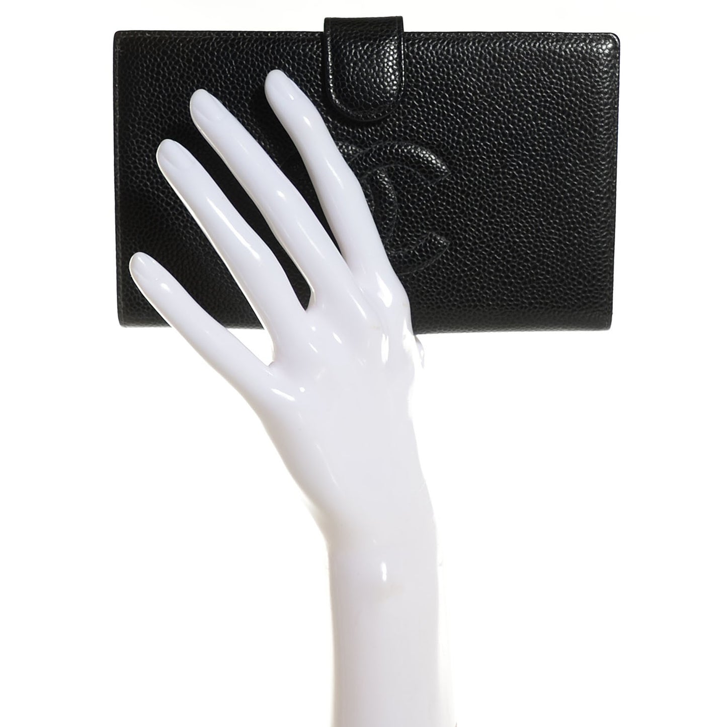 Caviar CC French Wallet Black