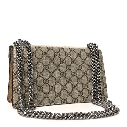 Gucci GG Supreme Monogram Small Dionysus Shoulder Bag Taupe 3 of 10