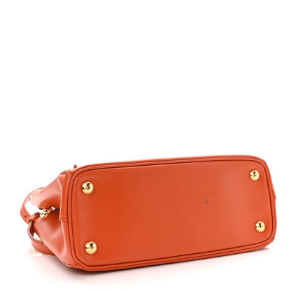 Prada Saffiano Lux Galleria Double Zip Tote Papaya 4 of 11
