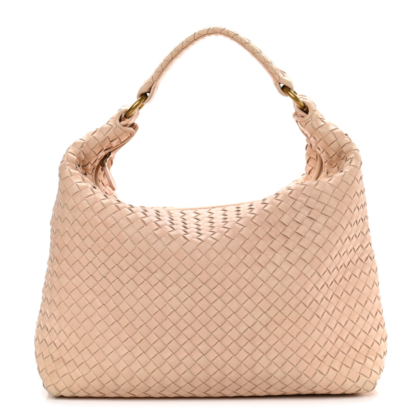 Nappa Intrecciato Pyramid Hobo Lotus