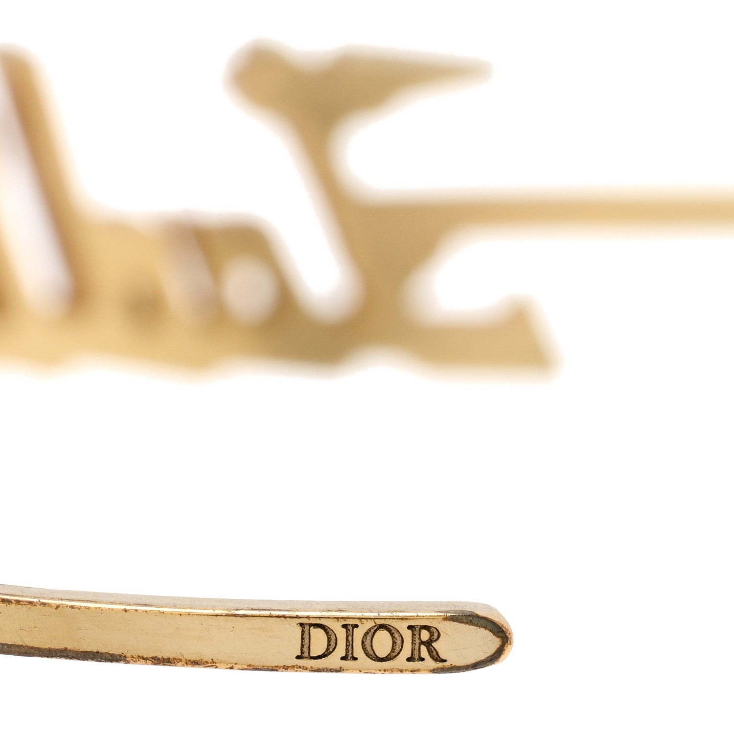 Christian Dior Metal J'Adior Bracelet Cuff Gold 4 of 4