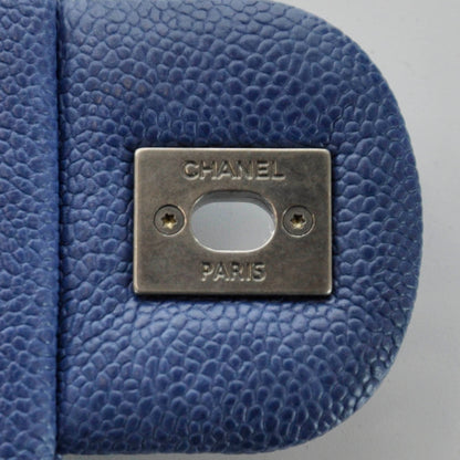 Chanel Caviar Quilted Medium Simply CC Flap Blue 9 of 12