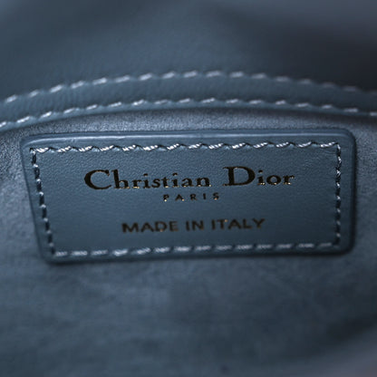 Christian Dior Lambskin Cannage Micro Lady Dior Cloud Blue 7 of 11