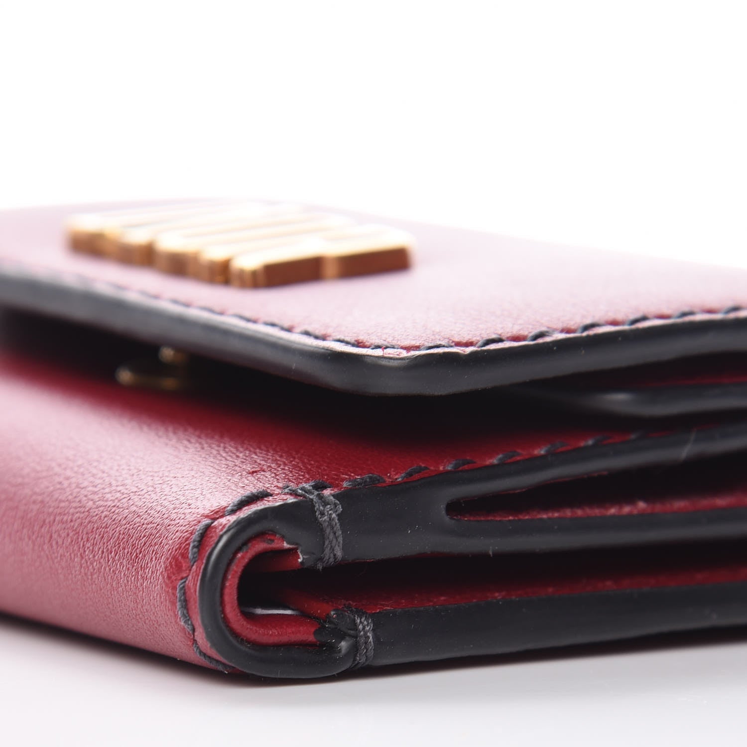 Christian Dior Calfskin Small Dfence Compact Wallet Scarlet 9 of 9