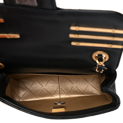 Chanel Lambskin Quilted Mini Coco Clips Single Flap Black 5 of 10