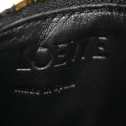 Loewe Calfskin Logo Coin Card Holder Black 6 of 7