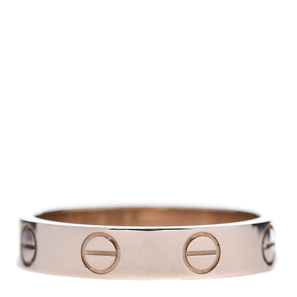 Cartier 18K Pink Gold 3.5mm LOVE Wedding Band Ring 50 5.25 3 of 4