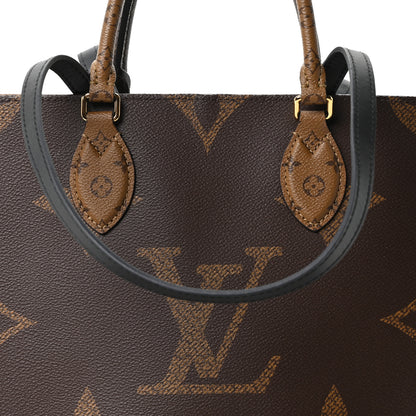 Louis Vuitton Reverse Monogram Giant Onthego MM 7 of 9