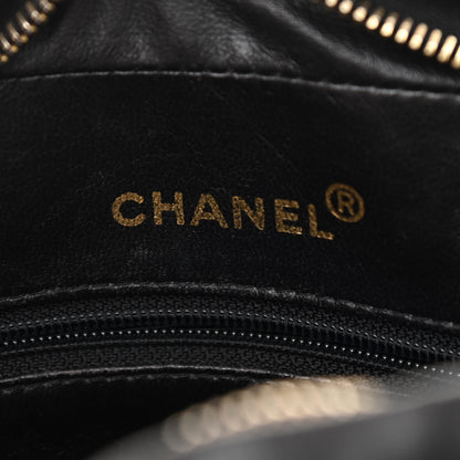 Chanel Lambskin Quilted Tassel Flap Camera Case Black 6 of 12